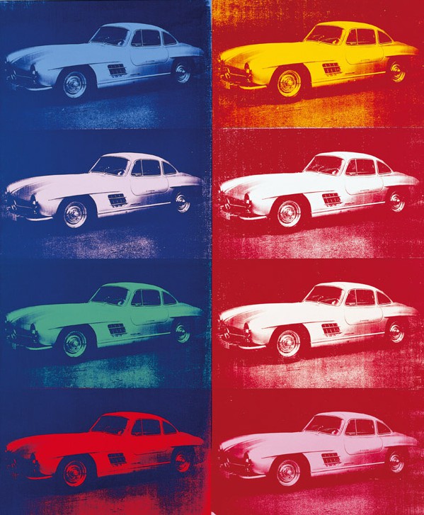 Andy Warhol W196 Stromlinie 1954 Pin limitierte Mercedes-Benz Classic Collection